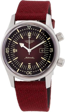 Longines Legend Diver Automatic Bordeaux Dial Ladies Watch L3.374.4.40.2