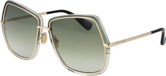 Max Mara Womens Fashion Sunglasses - Sage Green - One Size