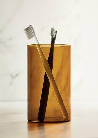 Mango Bicchiere spazzolino da denti borosilicato marrone medio - Home - Taglia unica - MANGO HOME