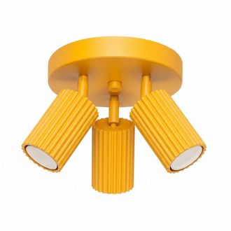 Sollux Lighting Plafone amarillo aluminio alt. 18 cm