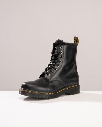 Dr. Martens Shop Voor Dr. Martens 1460 Serena Atlas F/L Dames Donkergrijze Laarzen