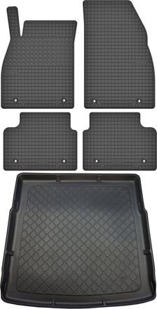 OEM Juego De Alfombrillas De Goma Para Coche Y Maletero Para Opel Insignia A Sports Tourer Kombi (desde Enero De 2009 Hasta 2014)