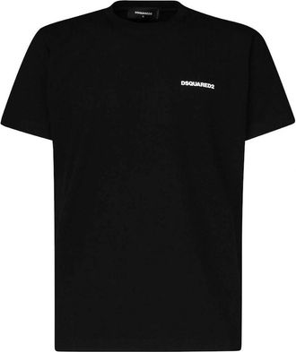Dsquared2 Mens Dsquared2 Ceresio Map Cool Fit Black T-Shirt - Size: 38