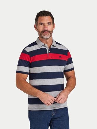 Raging Bull Short Sleeve Contrast Stripe Polo Shirt in Red at Nordstrom, Size Xxx-Large