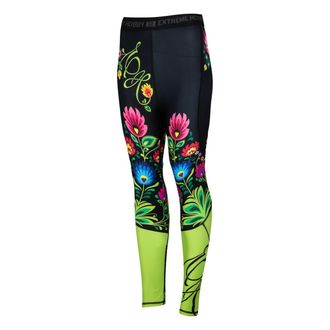 OEM Leggings Deportivos Folcl&oacute;ricos Para Mujer, Talla S, Color Negro