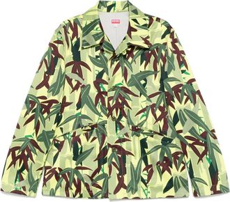Kenzo Giacca-camicia con stampa Chiku-Rin Camo - Verde