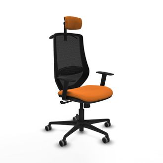 Piqueras y Crespo Piqueras Y Crespo Mardos Silla De Oficina Ergon&oacute;mica Naranja
