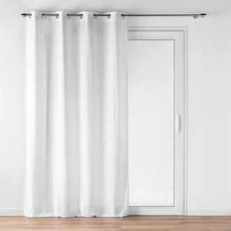 Douceur d'Int&eacute;rieur Douceur-dinterieur Loulaine Cortina Visillo Blanca 140 X 280 Cm