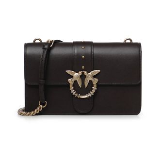 Pinko Love One Classic New Buckle - - Bags - Donna - Marrone - ONE SIZE
