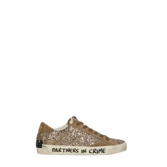 Crime London Schoenen, Dames, Bruin, 38 EU, Leer, Gedistilleerde Sneakers