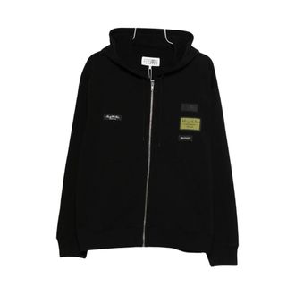 Maison Margiela Heren, Sweatshirts & Hoodies, Zwart, Maat: XL Katoen