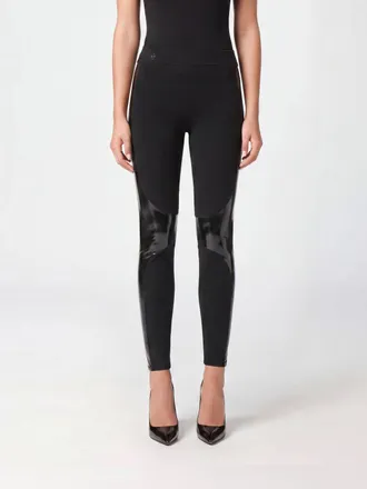 Philipp Plein Leggings a vita alta in jersey con bande laterali ricamate