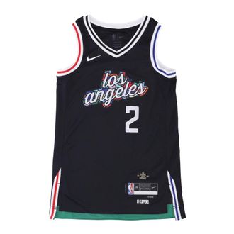 Nike Sportswear, male, Black, Size: 2XL Basketball Tank Top City Edition Kawhi Leonard