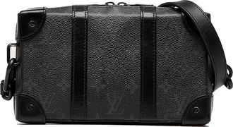 Louis Vuitton Pre-owned Womens Soft Trunk Crossbody Monogram - Black Textile - One Size