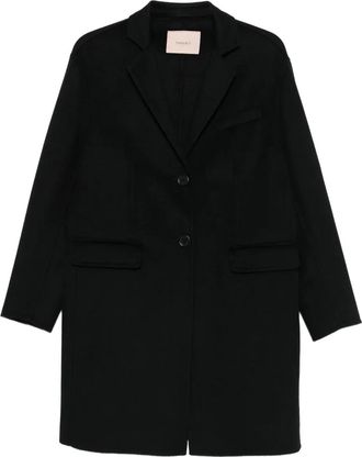 Twin-Set Cappotto monopetto - Nero
