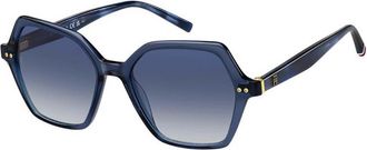 Tommy Hilfiger TH 2213/S PJP/08 Womens Sunglasses Blue Size 52