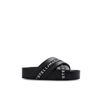 Stella McCartney Sliders, female, Black, 4 UK, Black Vesta Slide Sandals with Toe Separators
