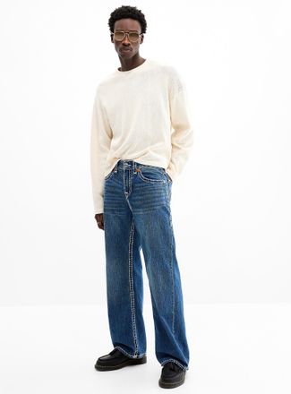 True Religion Mens Dusty-indigo jean Straight fit