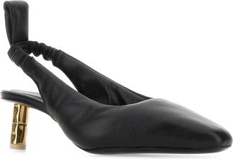 Boyy Womens Black Nappa Leather Puffy Pumps Scarpe Con Tacco High Heel Shoes