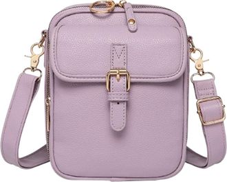 Generic VNDUIFH Urvashi Crossbody Anti Theft Leather Bag,Retro Double-Layer Large Capacity Mini Crossbody Bags,Vintage Messenger Bag (B)