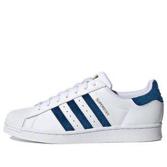 adidas Superstar White Blue Lining H00189