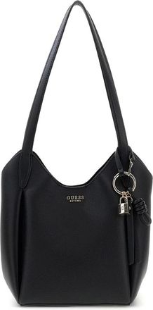 Guess Tassen, Dames, Zwart, ONE Size, Leer, Melody Schoudertas