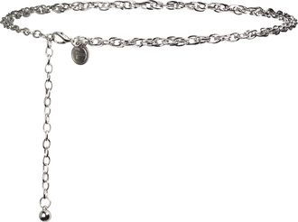 Tamaris Ketteng&uuml;rtel TAMARIS, Damen, silber (silber shiny), Materialmix, unifarben, festlich, G&uuml;rtel Ketteng&uuml;rtel, Individuell verstellbar, kleine Schmuckkuge