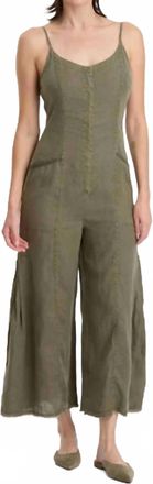 Xcvi Calistina Wide-Leg Jumpsuit In Kombu Pigment