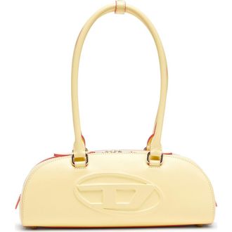 Diesel 1DR 2.0 Dome East/West Leather Shoulder Bag in Yellow at Nordstrom