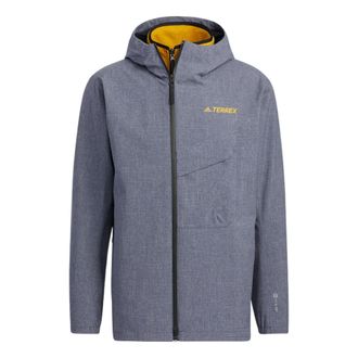 adidas Reversible Zipper Sports Hooded Jacket Gray HN2030