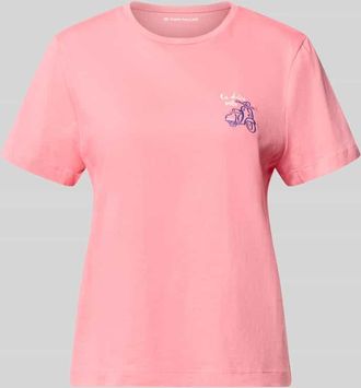 Tom Tailor Regular Fit T-Shirt aus reiner Baumwolle in Pink, Gr&ouml;&szlig;e XXXL