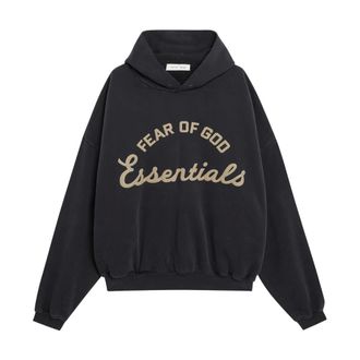 Fear of God Hoodies, male, Black, Size: XL Training 90s Hoodie