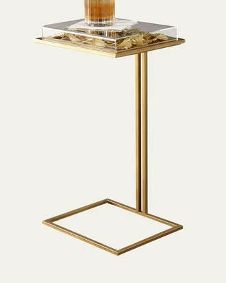 Tommy Mitchell Gilded Gingko Cocktail Table