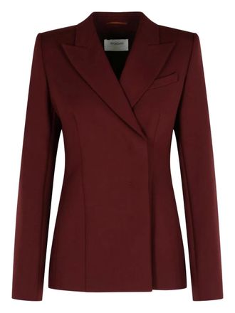 Sportmax peak-lapels blazer - Red