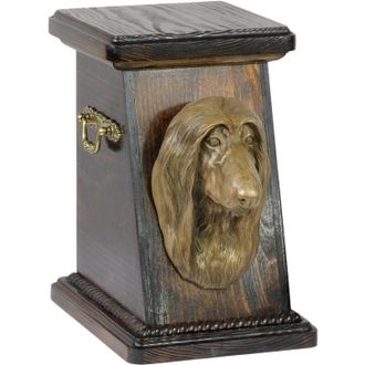OEM Lebrel Afgano: Urna Para Cenizas De Perro, Elegante Urna Con Estatuilla, Urna Conmemorativa Con Busto De Perro De Art-dog