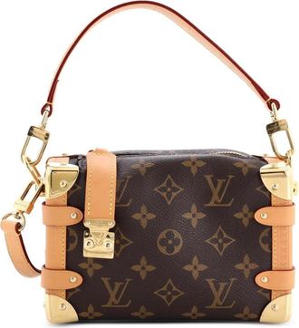Louis Vuitton Side Trunk Handbag Monogram Canvas PM shoulder bag - Bruin