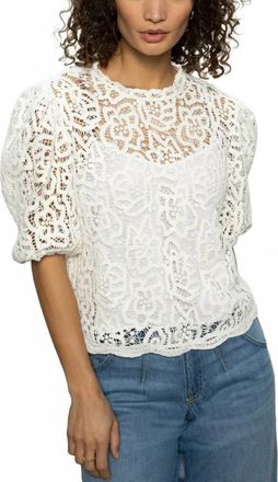 Sanctuary Cherished Lace Tee In White