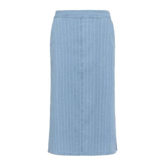 Part Two Falda de mezclilla a rayas - Skirts - Mujer - Azul - 2XS