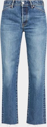 Moussy Vintage Prescott Western Straight-Leg Jeans
