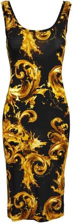 Versace Jeans Couture Dress - Dames - Korte kleedjes - Zwart - XS - Kleedjes