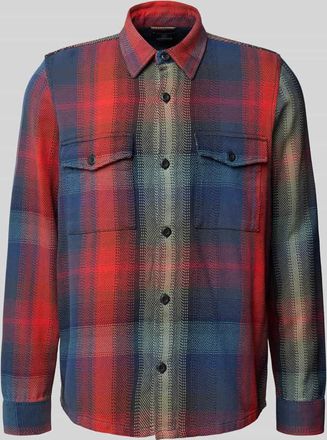 Lerros Regular Fit Hemdjacke mit Brusttaschen Modell SHIRT JACKET in Dunkelblau, Größe XXXL