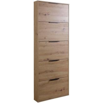 Composad Composad - scarpiera espresso 5 ribalte 65X15XH174CM oak