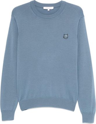 Maison Kitsun&eacute; Maison Kitsune Bold Fox Head Applique Sweater