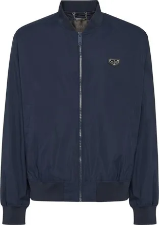 Philipp Plein Nylon Bomber Jacket Men in Navy at Nordstrom, Size Xxx-Large
