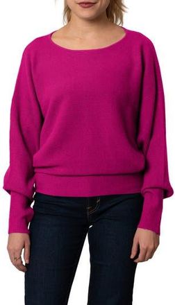 Cyrus Yummy Dolman Waffle Knit Sweater in Raspberry Rose at Nordstrom Rack, Size X-Small
