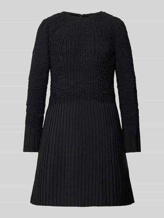 HUGO BOSS Tailliertes Cocktailkleid mit Raffung-Optik Modell Doppar in Black, Gr&ouml;&szlig;e 32