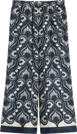 Max Mara Weekend Broeken - Dames - Wijde Broeken - Veelkleurig - XS - Broeken