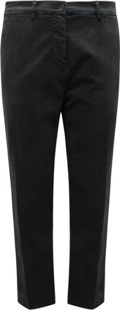 Mason's Antraciet Regular Broek New York Model - Dames - Chinos - Zwart - XS - Broeken