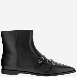ショートブーツ・ブーティ PINKO Woman Flat ankle boots Dark 1H2134A07K L45 PINKO Woman Flat ankle boots Dark 1H2134A07K L45 ショート