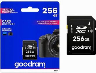 Trade Shop Trade Shop - Scheda Di Memoria Sd Card 256gb Sdxc Per Videocamere Classe 10 Uhs-i S1a0-256gb